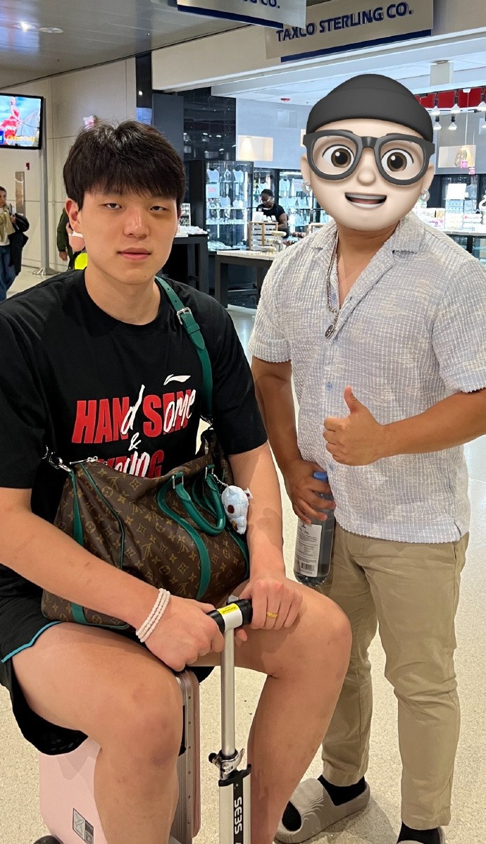 翻译刘禹铖回应杨瀚森熊猫眼：感谢大家关心 对抗小磕小碰无大碍